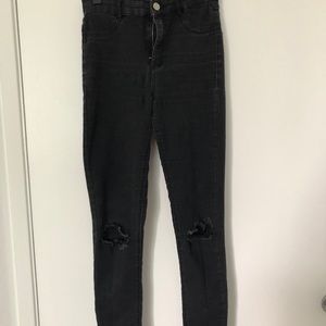 Women’s black wash jeans